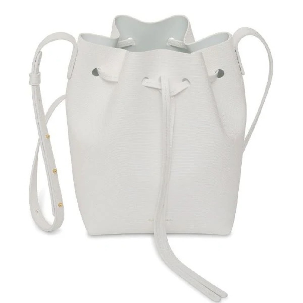 Mansur Gavriel
snakeskin-effect leather bucket bag